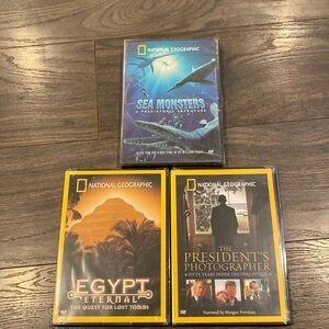 NWT National Geographic lot of 4 DVD 11:23